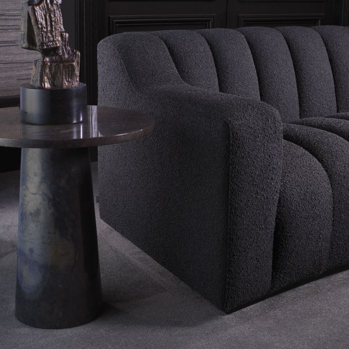 Table d'appoint en marbre gris | Eichholtz Terry