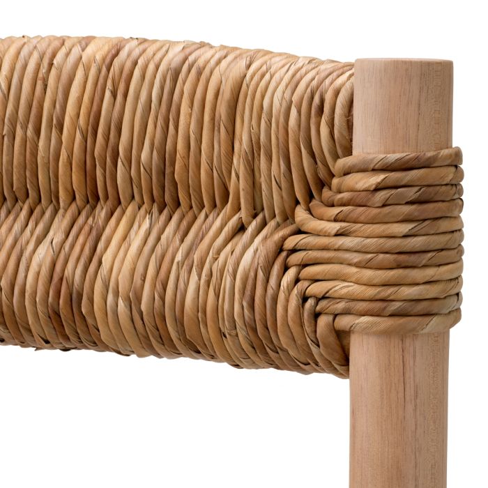 Chaise de salle à manger marron en rotin | Eichholtz Cosby