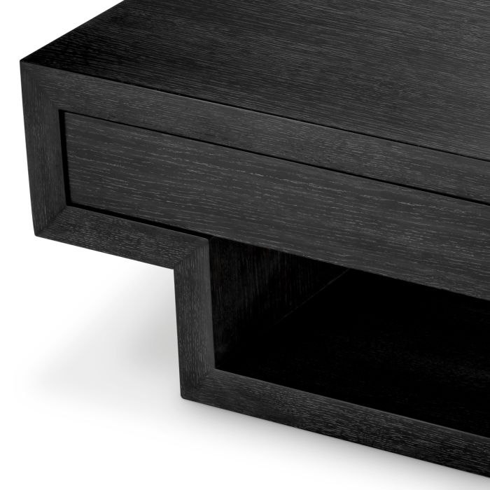 Table basse en chêne anthracite | Eichholtz Rialto