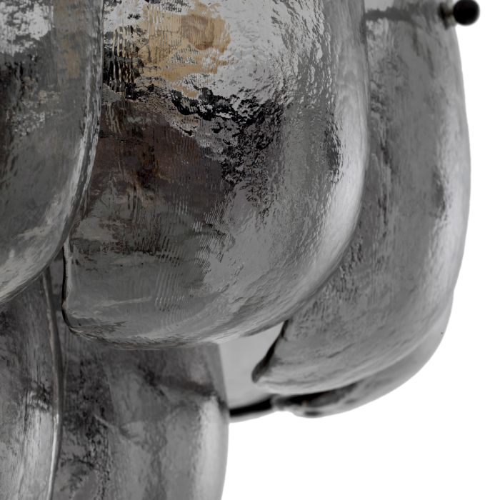 Lustre en bronze et verre fumé | Eichholtz Gustave