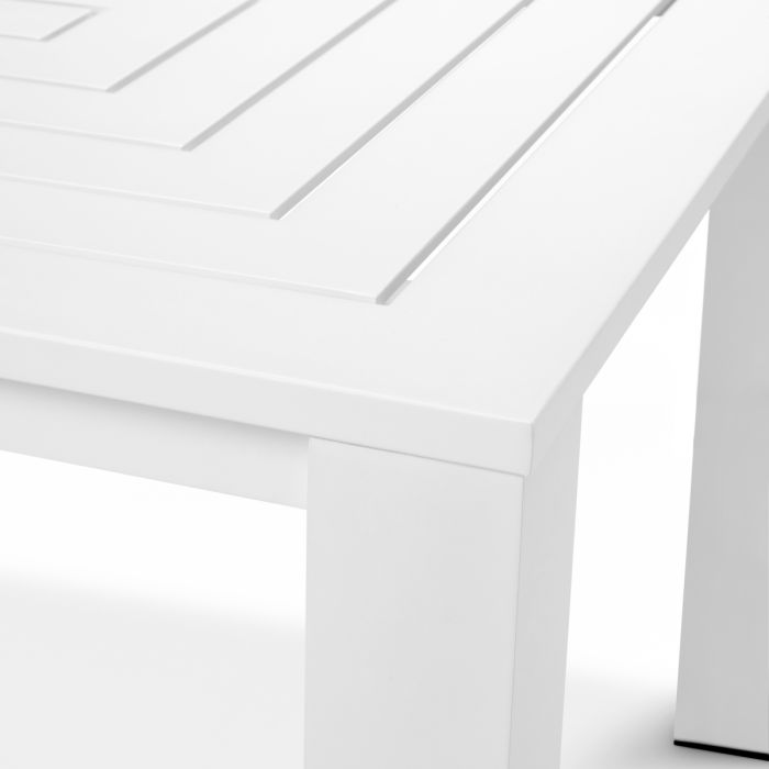 Table extérieure en métal blanc | Eichholtz Vistamar