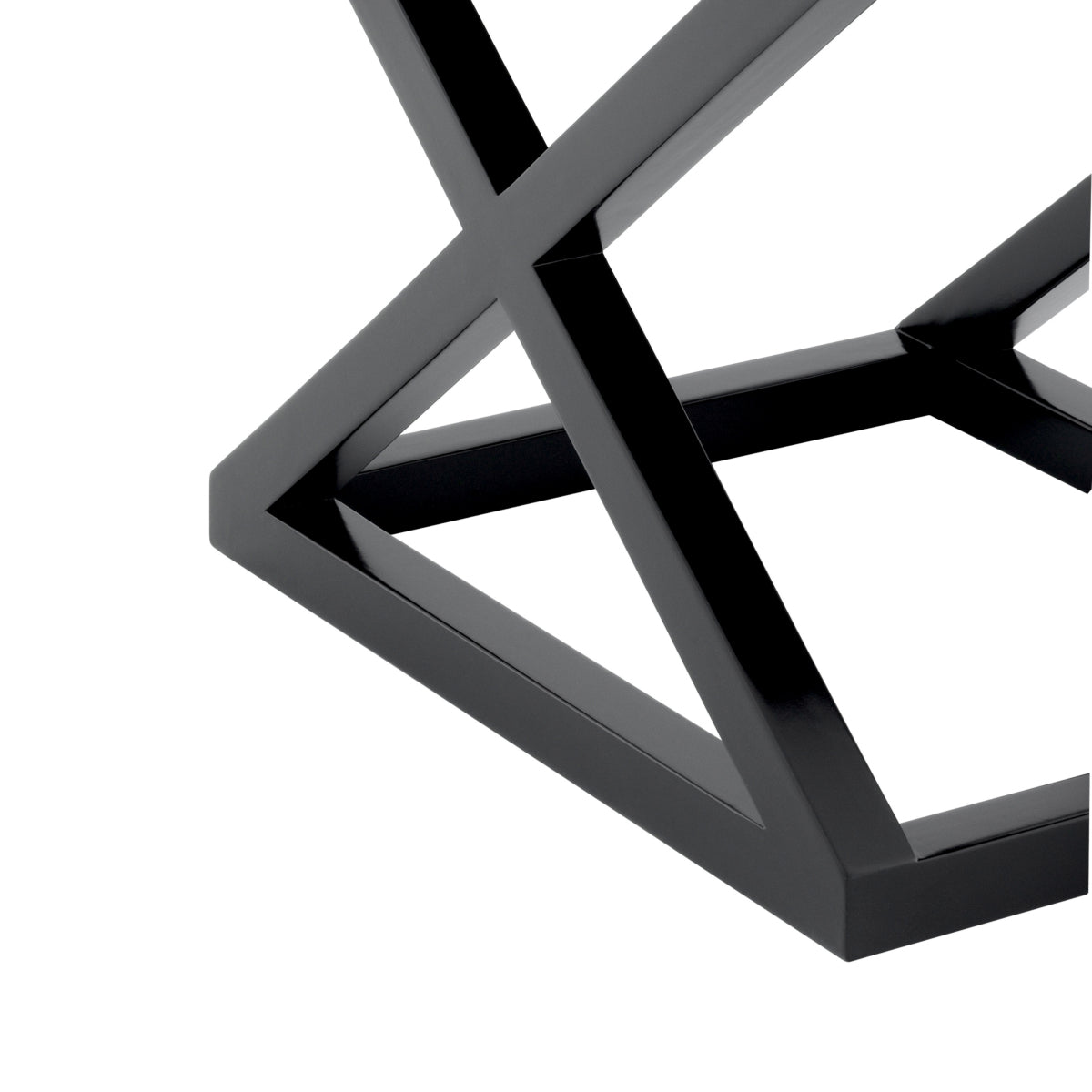 Table d'appoint en noir ciré | Eichholtz McArthur - vue d'ambiance | REMO-HOME