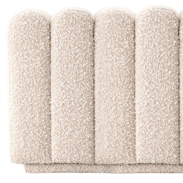 Banc bouclé crème | Eichholtz Bente