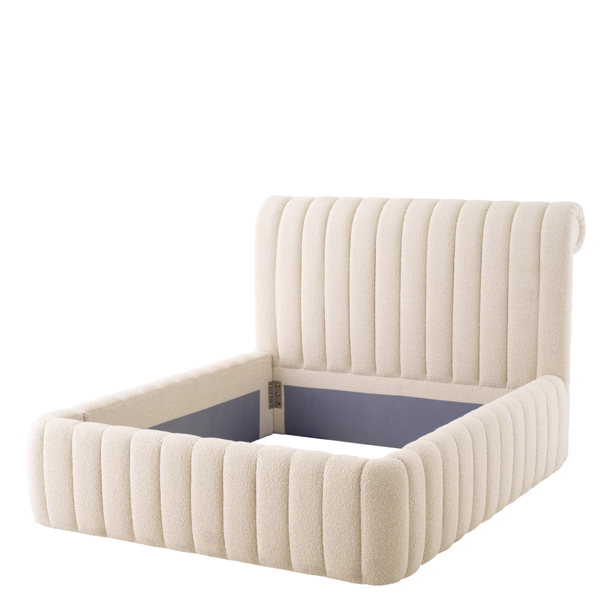 Cadre de lit en bouclé crème | Eichholtz Sycamore - vue d'ambiance | REMO-HOME