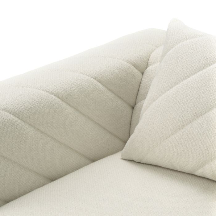 Fauteuil en tissu crème | Eichholtz Avellino