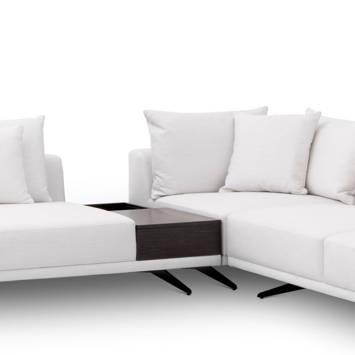 Canapé 4-5 places en tissu blanc | Eichholtz Endless