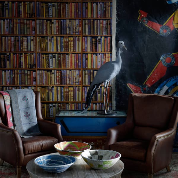 Papier peint Library Multi | Andrew Martin - vue de détail | REMO-HOME
