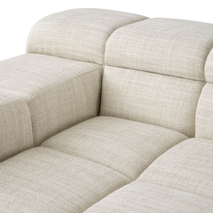 Canapé modulable en tissu beige | Eichholtz Hunter Left