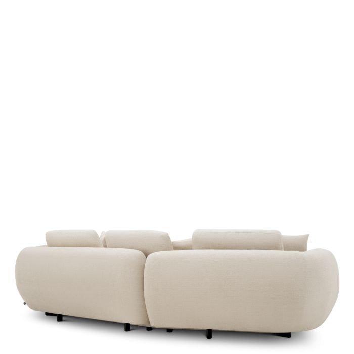 Canapé 3-4 places en tissu beige | Eichholtz Sidney