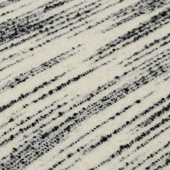 Fauteuil en tissu blanc et noir | Eichholtz Venosa