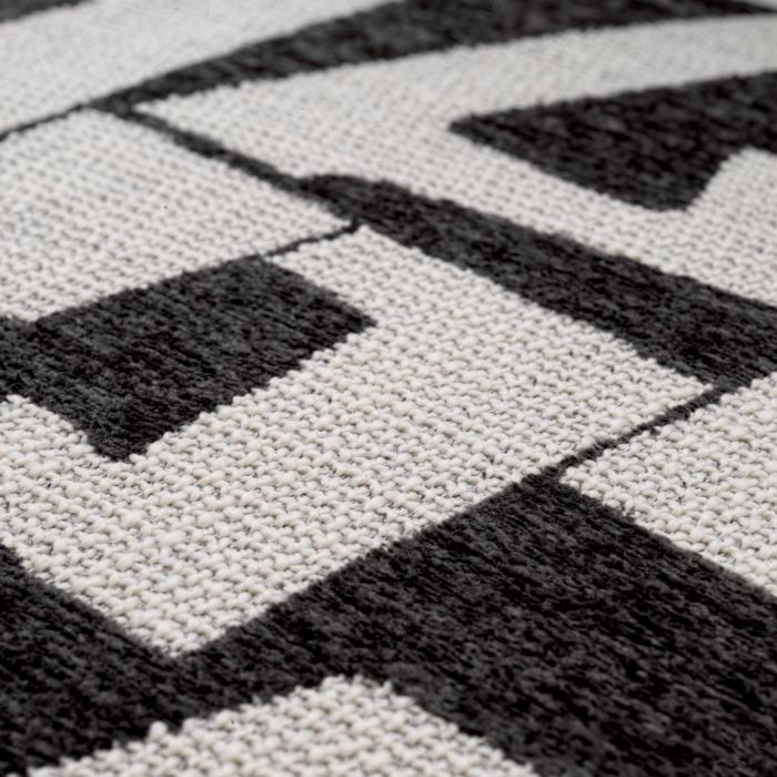 Fauteuil en tissu noir et blanc | Eichholtz Lugo