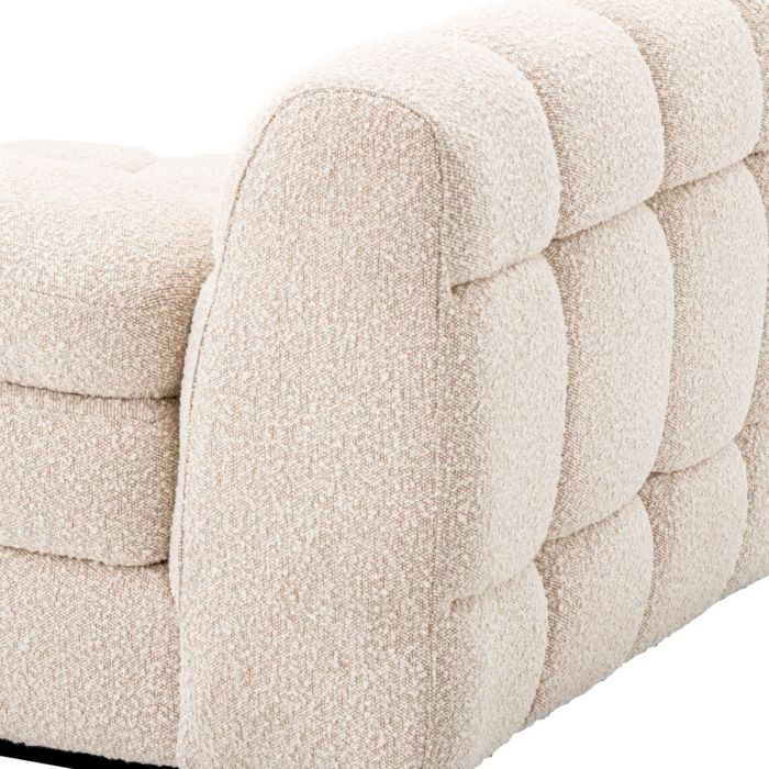 Module d'angle droit bouclé crème | Eichholtz Dean