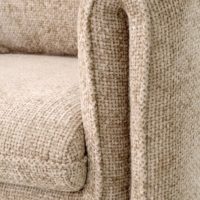 Fauteuil en tissu beige | Eichholtz Toto