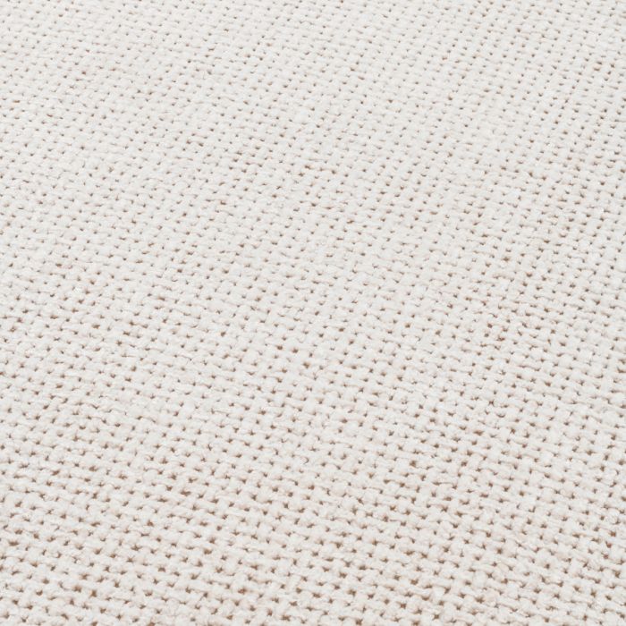 Pouf en tissu blanc cassé | Eichholtz Ortega