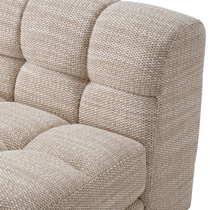 Module central modulable en tissu sable | Eichholtz Dean