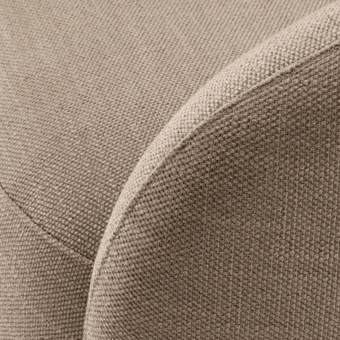 Fauteuil pivotant en tissu sable | Eichholtz Brice