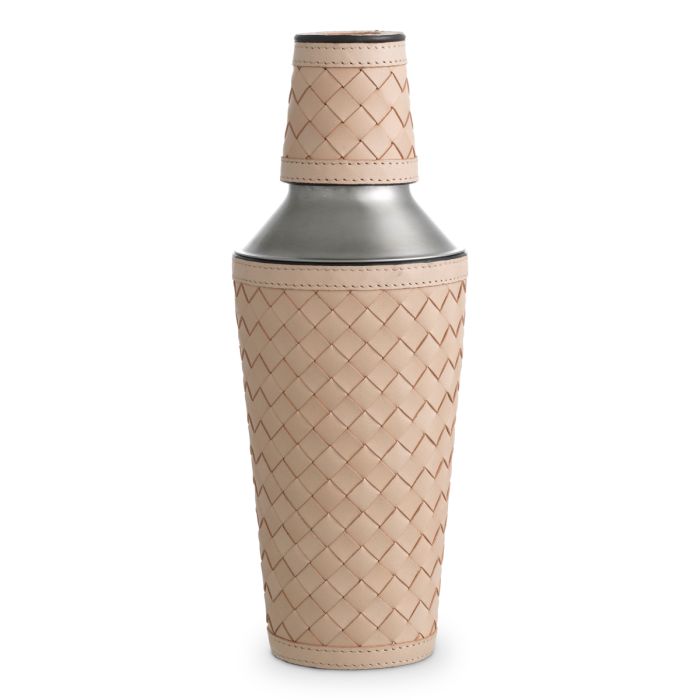 Ensemble cocktail en cuir beige (lot de 3) | Eichholtz Sintra
