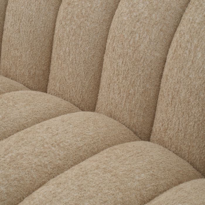 Canapé 2-3 places en tissu sable | Eichholtz Kelly S