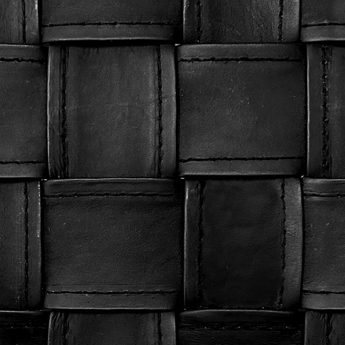 Chaise de salle à manger avec accoudoirs en cuir noir | Eichholtz Tiberio