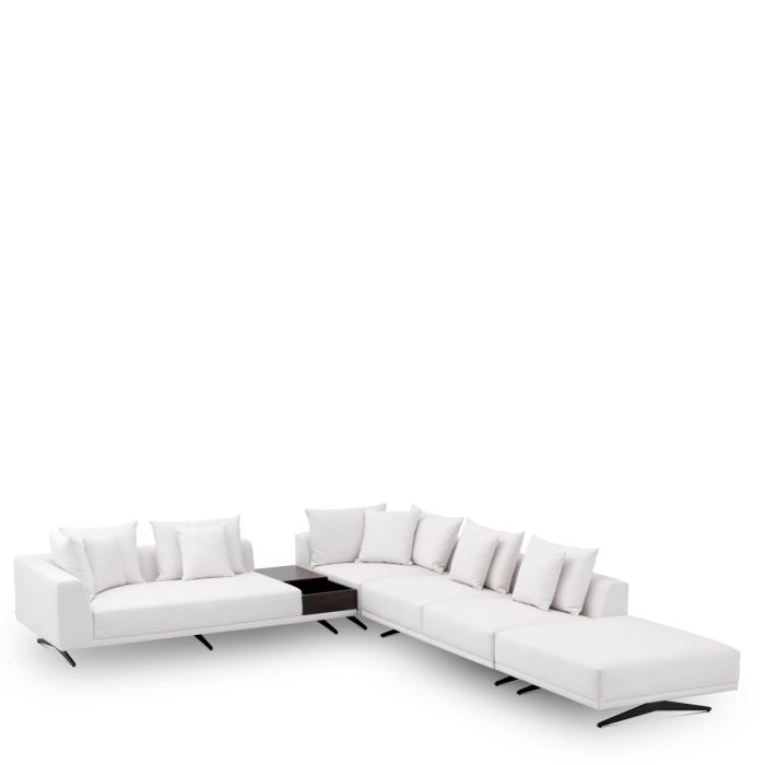 Canapé 4-5 places en tissu blanc | Eichholtz Endless