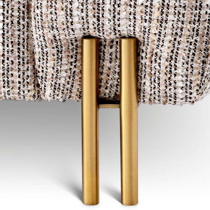 Canapé 2-3 places en tissu Mademoiselle beige | Eichholtz York