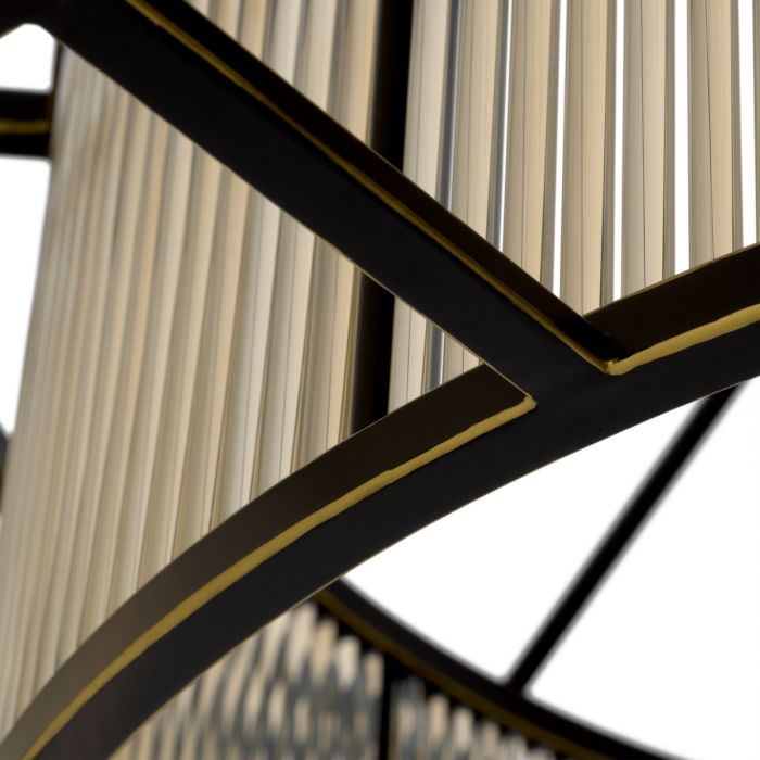 Plafonnier rond en bronze | Eichholtz Bernardi XL