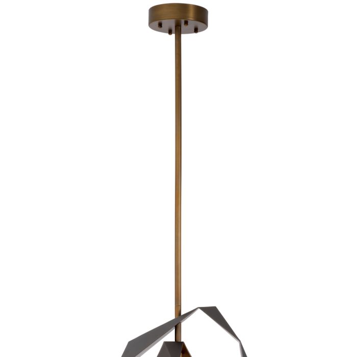 Lustre en bronze et en albâtre | Eichholtz Santos Double