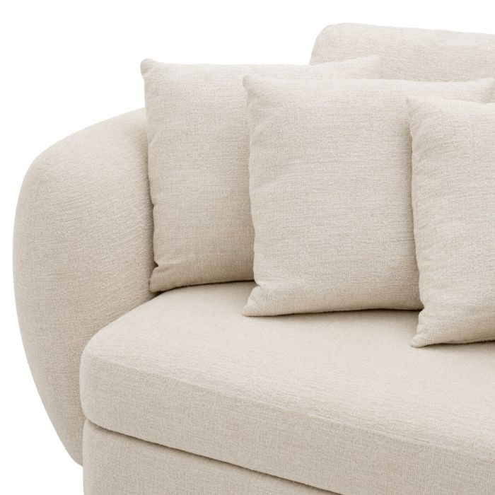 Canapé 3-4 places en tissu beige | Eichholtz Sidney