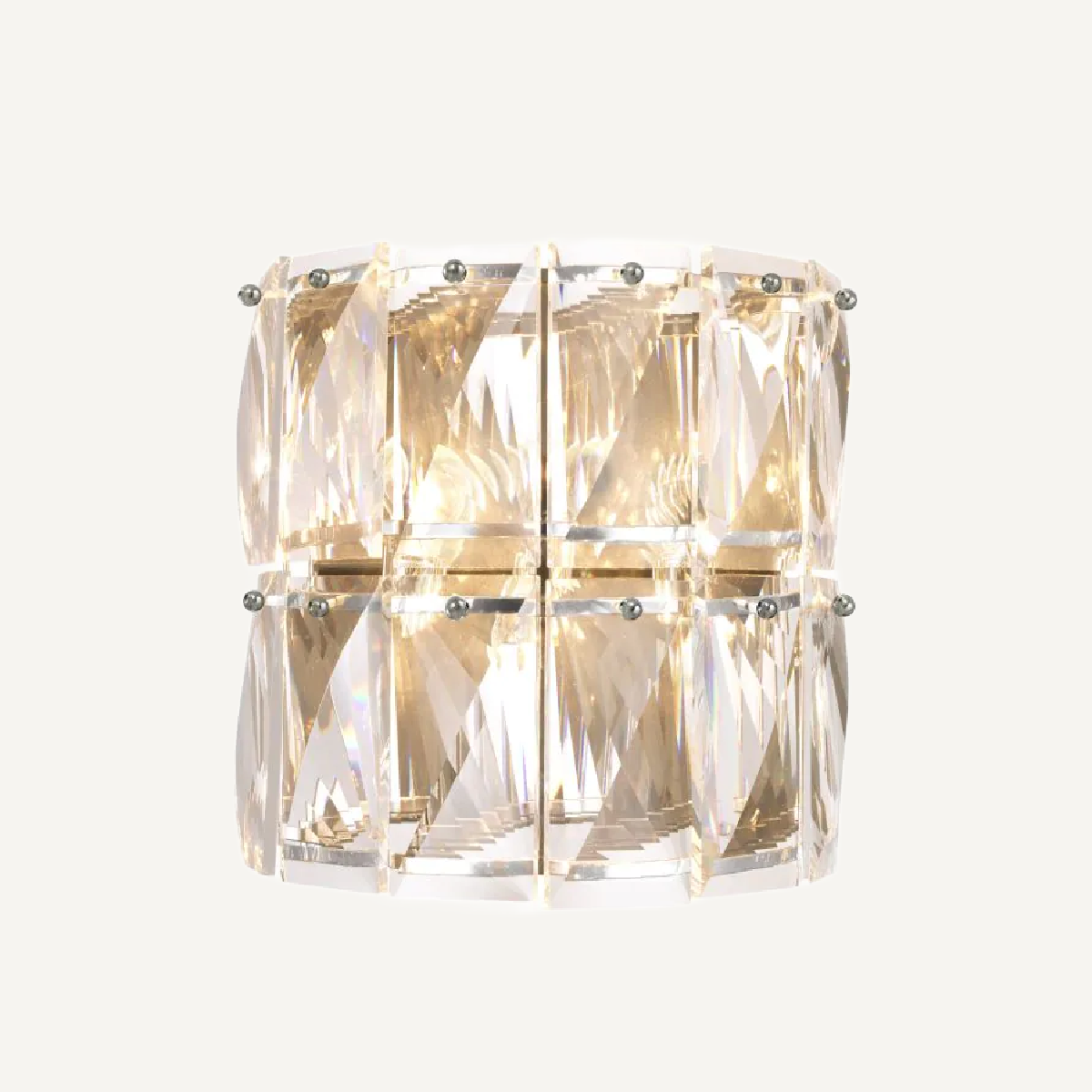 Applique murale argentée en verre cristal | Eichholtz Amazone | REMO-HOME, mobilier et décoration d'intérieur