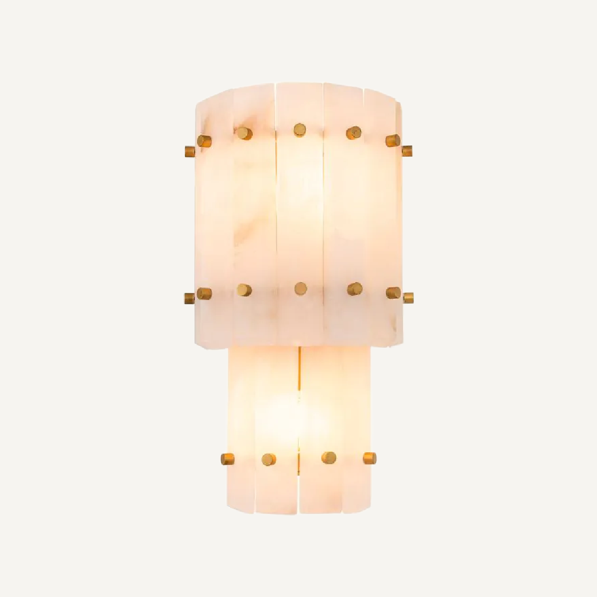 Applique murale dorée en albâtre | Eichholtz Blason Double | REMO-HOME, mobilier et décoration d'intérieur