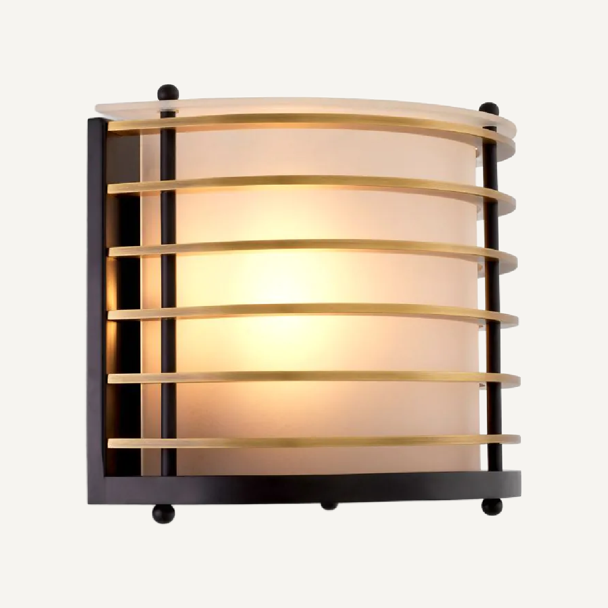 Applique murale dorée en verre givré | Eichholtz Logan | REMO-HOME, mobilier et décoration d'intérieur