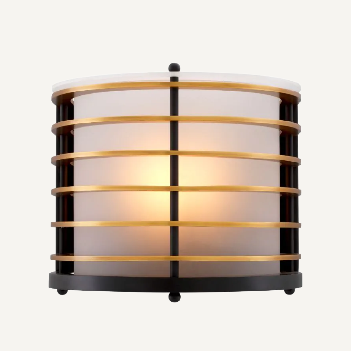 Applique murale dorée en verre givré | Eichholtz Logan | REMO-HOME, mobilier et décoration d'intérieur