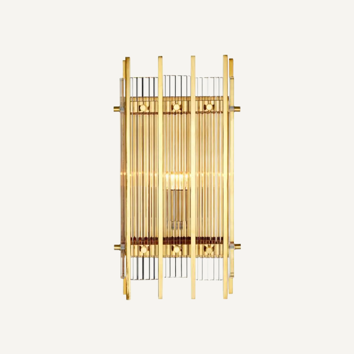 Applique murale dorée en verre transparent | Eichholtz Sparks S | REMO-HOME, mobilier et décoration d'intérieur