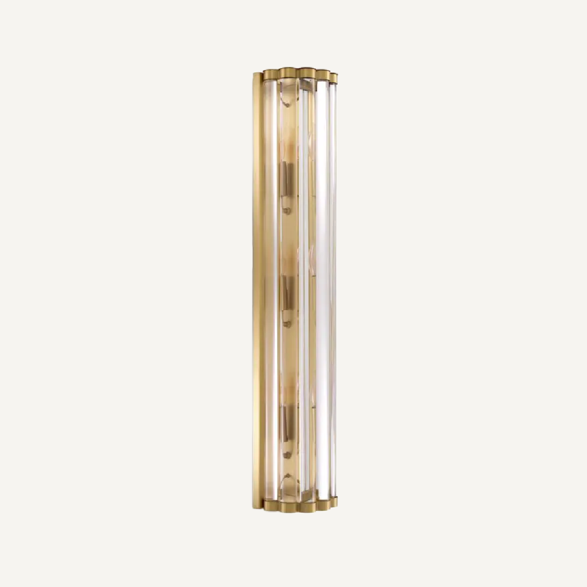 Applique murale dorée et verre transparent | Eichholtz Amalfi L | REMO-HOME, mobilier et décoration d'intérieur