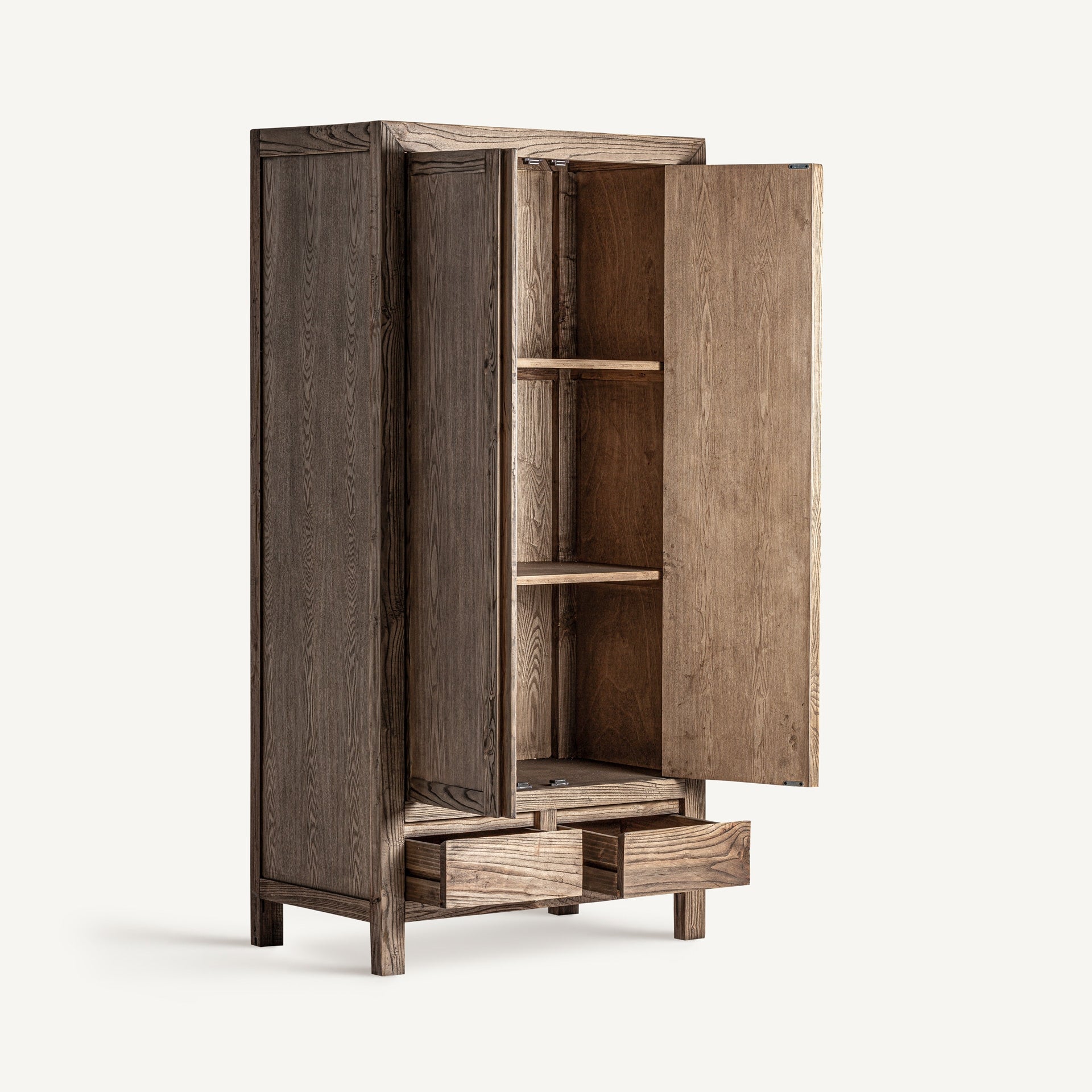 Armoire rustique bois d'orme marron | VICAL Thouars | REMO-HOME, mobilier design et décoration d'intérieur