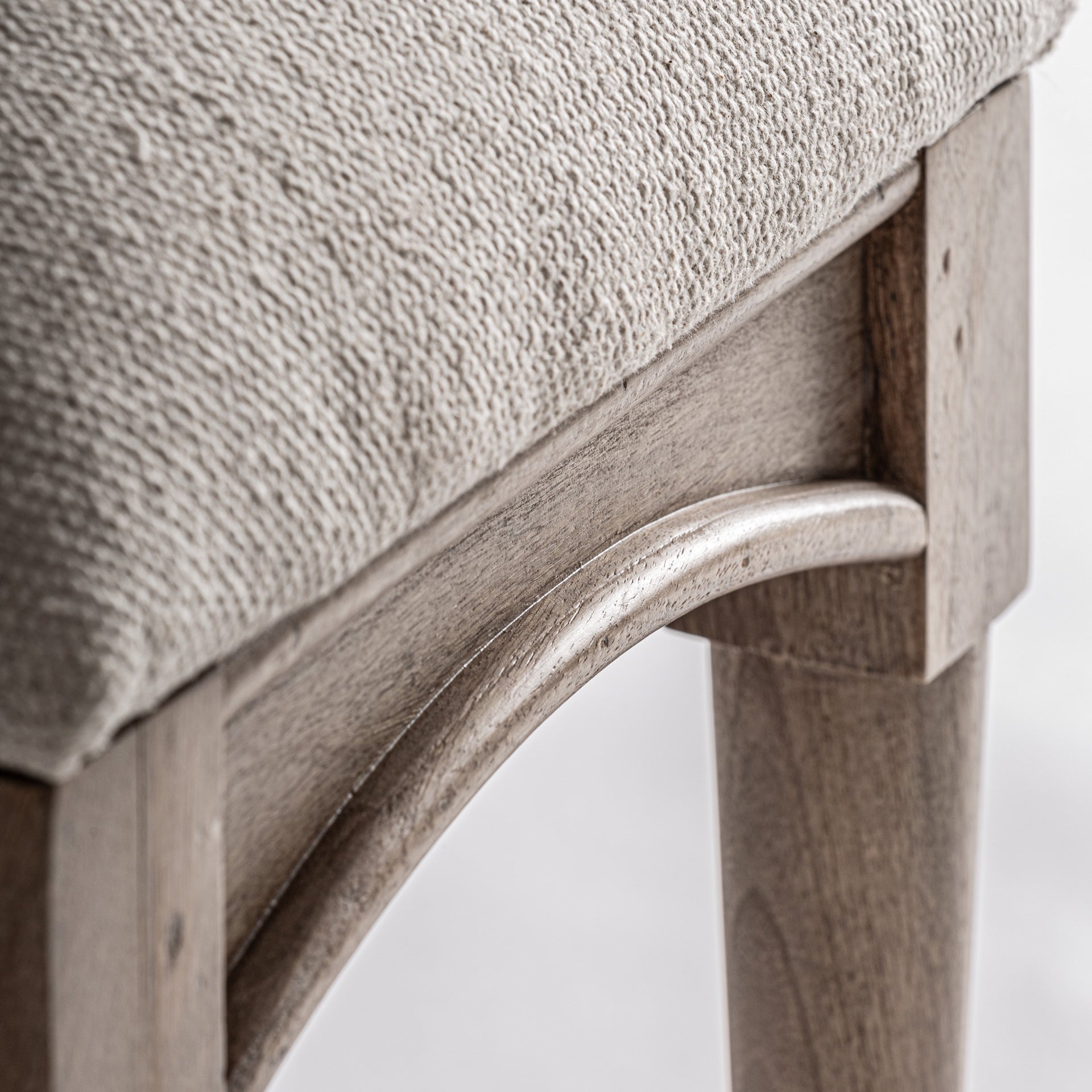 Banc bois et tissu naturel | VICAL Verac | REMO-HOME, mobilier design et décoration d'intérieur
