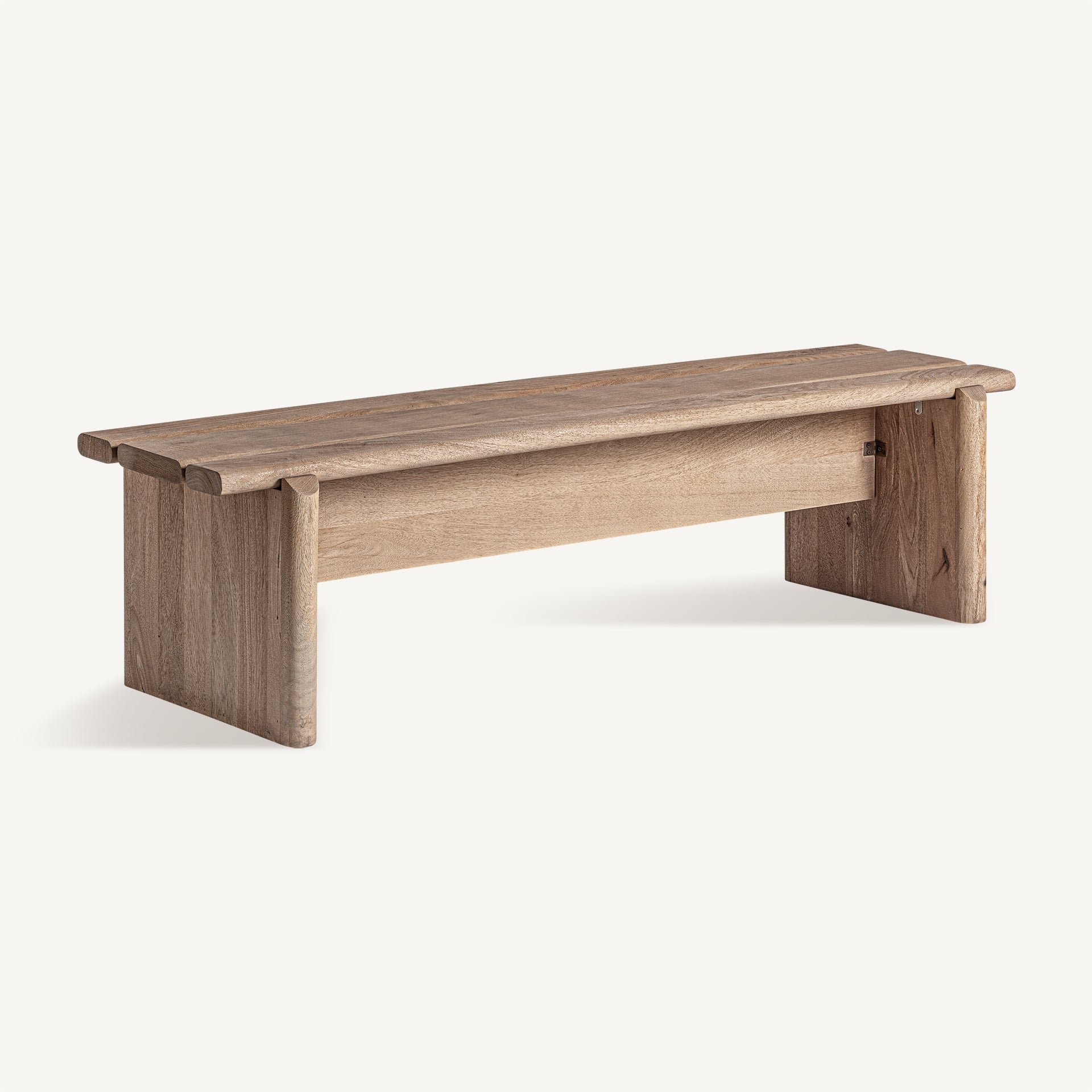 Banc minimaliste bois mangue | VICAL Jacquard | REMO-HOME, mobilier design et décoration d'intérieur