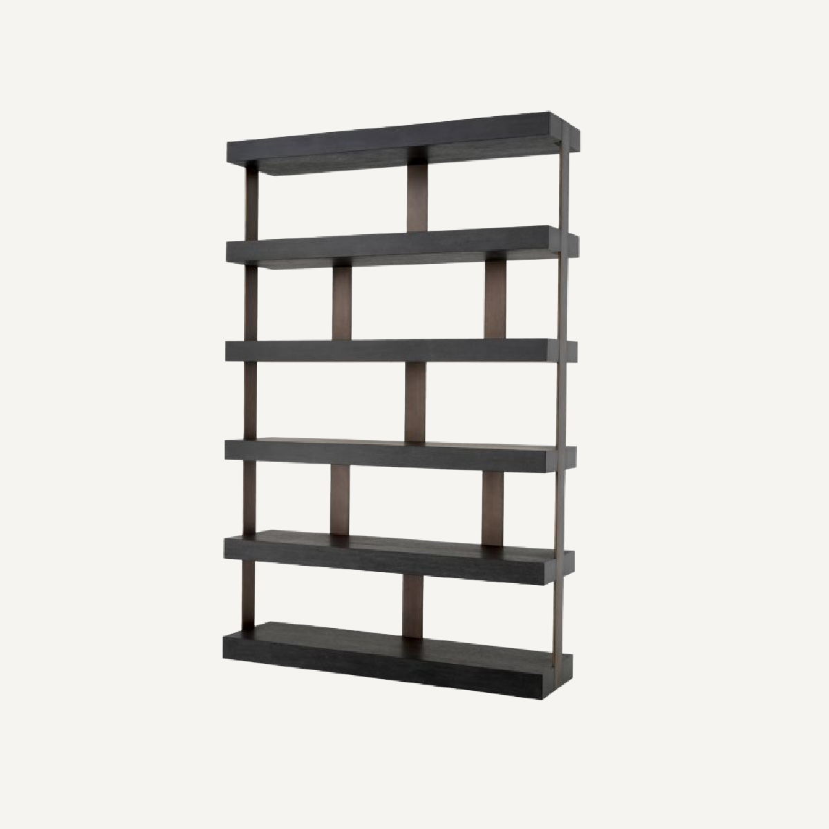 Bibliothèque en chêne gris anthracite | Eichholtz Dalmar | REMO-HOME, mobilier et décoration d'intérieur