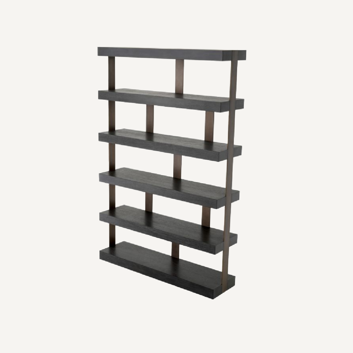 Bibliothèque en chêne gris anthracite | Eichholtz Dalmar | REMO-HOME, mobilier et décoration d'intérieur