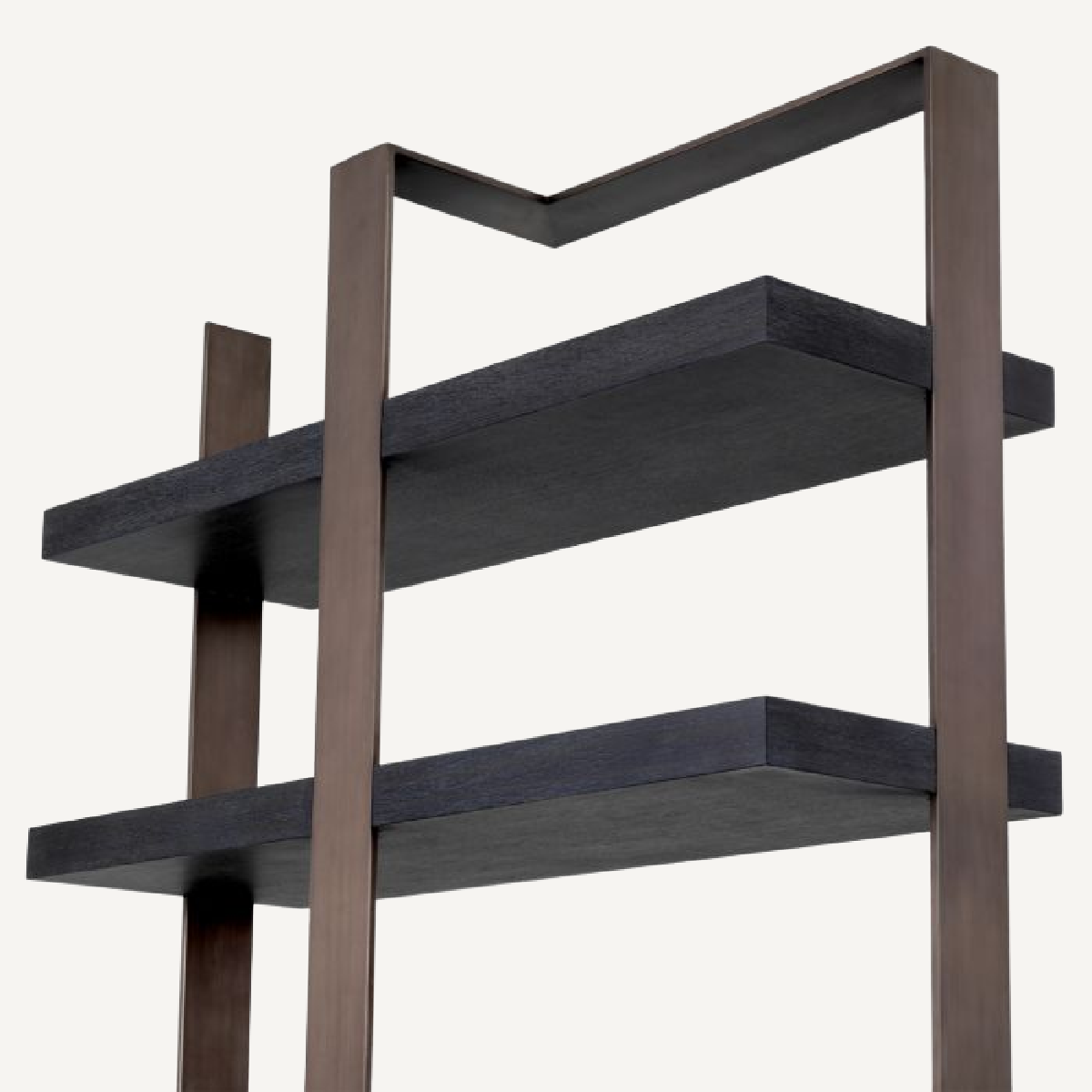 Bibliothèque en chêne gris anthracite | Eichholtz Geo | REMO-HOME, mobilier et décoration d'intérieur