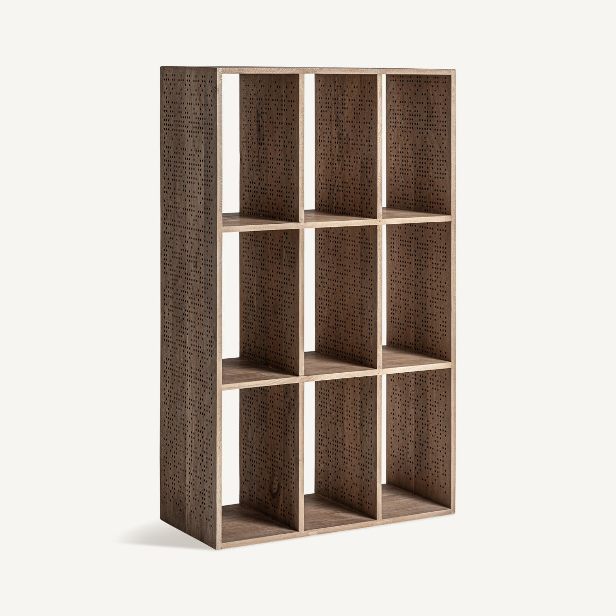 Bibliothèque en bois de manguier | VICAL Jacquard | REMO-HOME, mobilier design et décoration d'intérieur