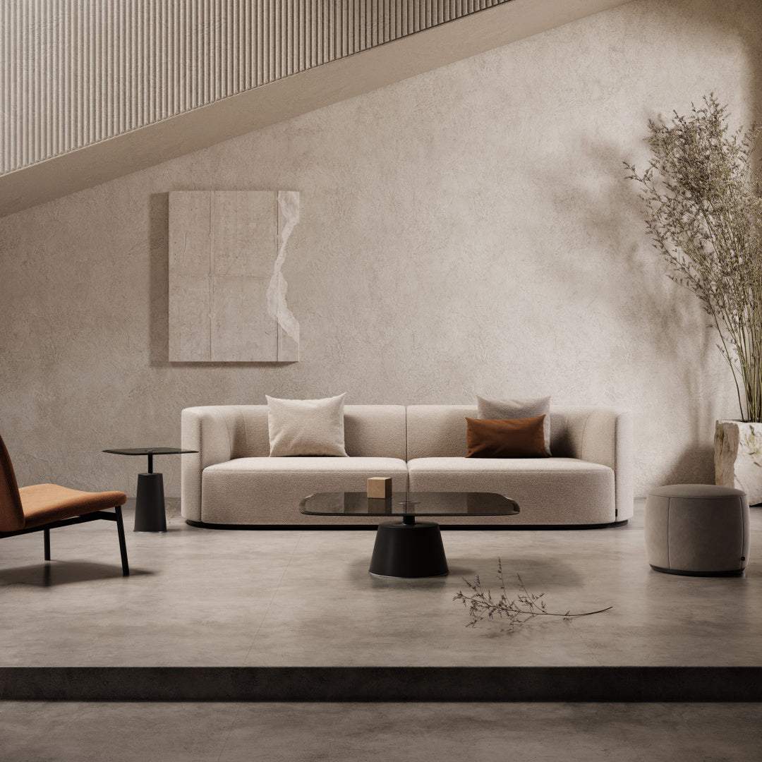 Sofá 4 plazas rizado topo | Chloe Domkapa