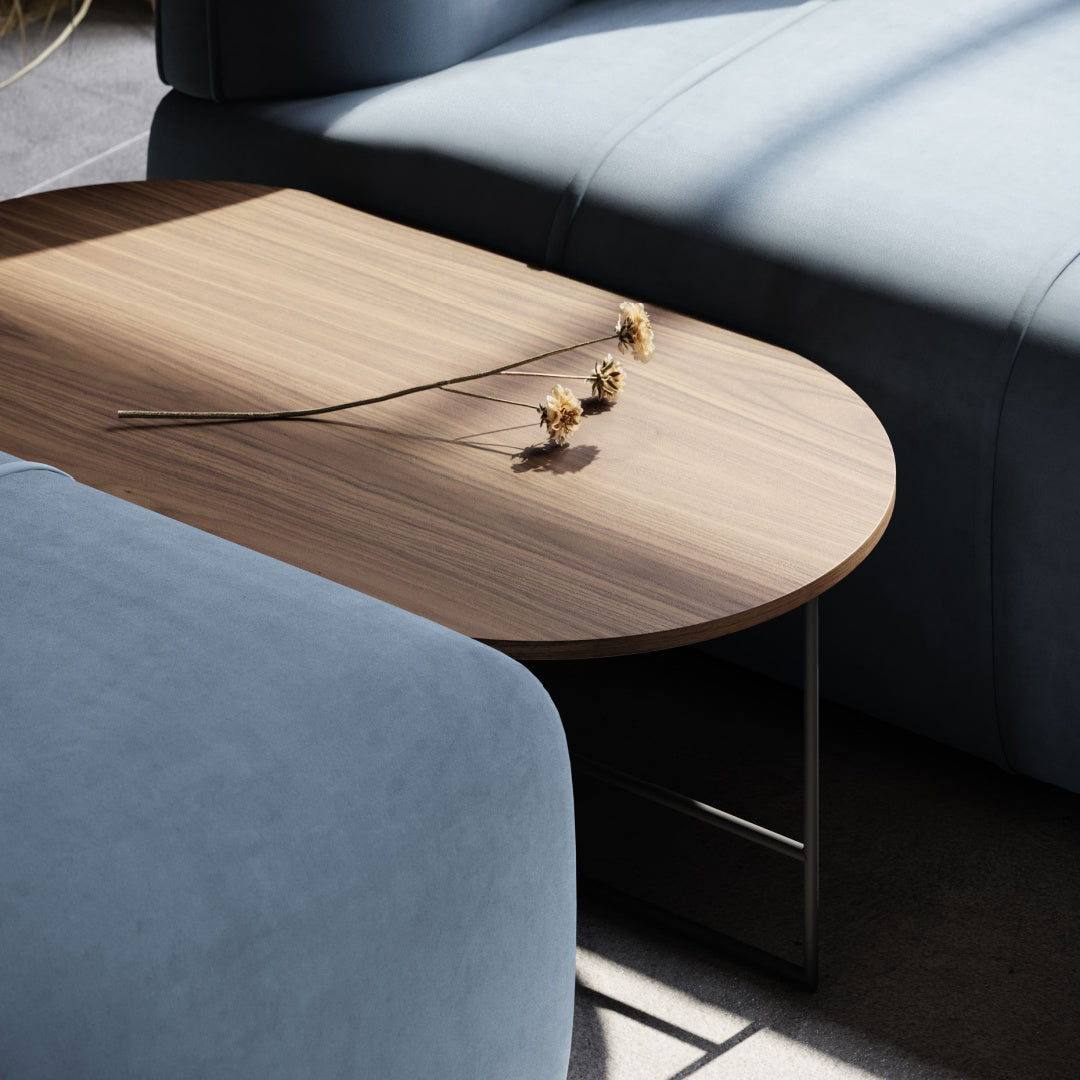 Sofá modular en tejido color topo | Disrupción de Domkapa