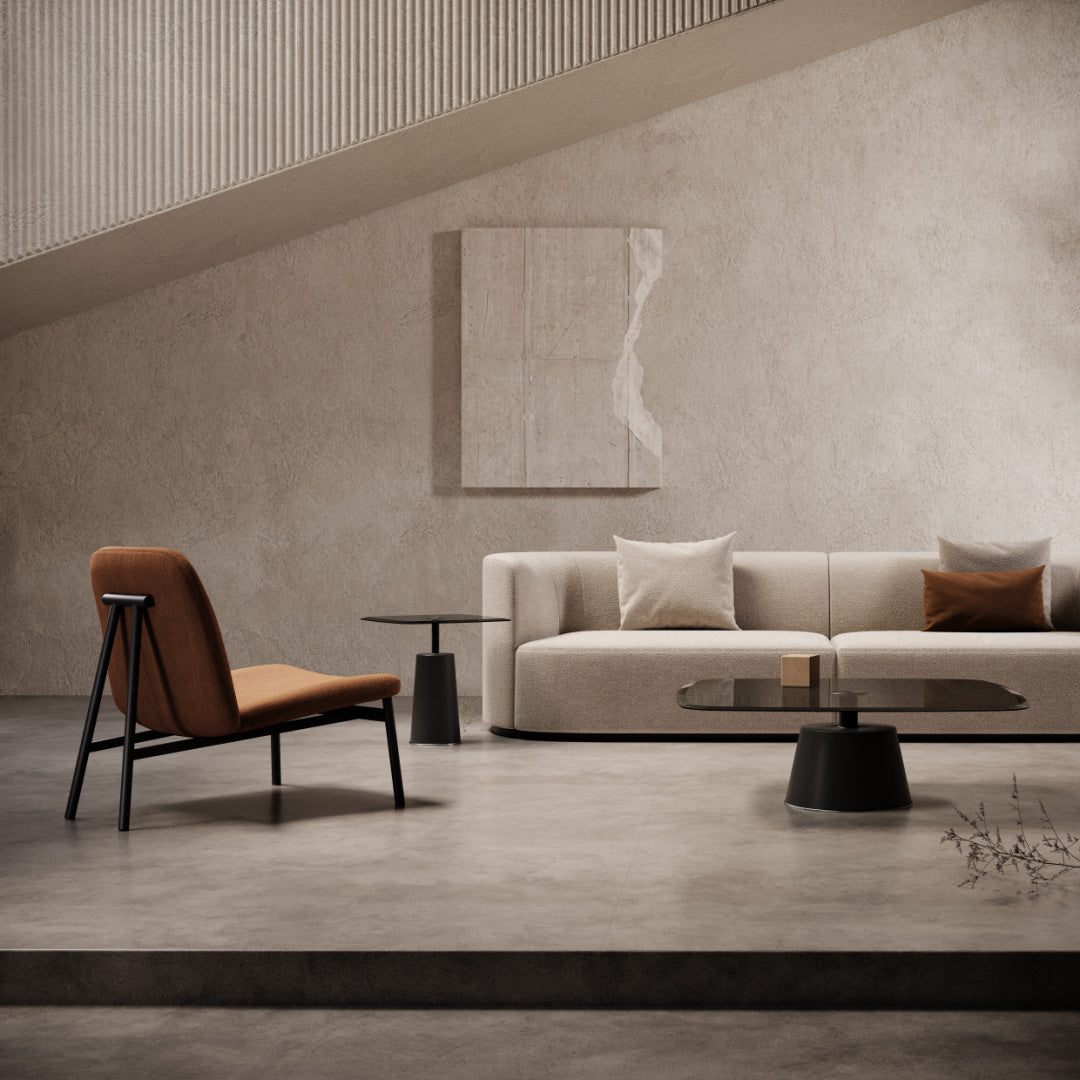 Canapé droit 2 places en tissu vert olive | Domkapa Chloe