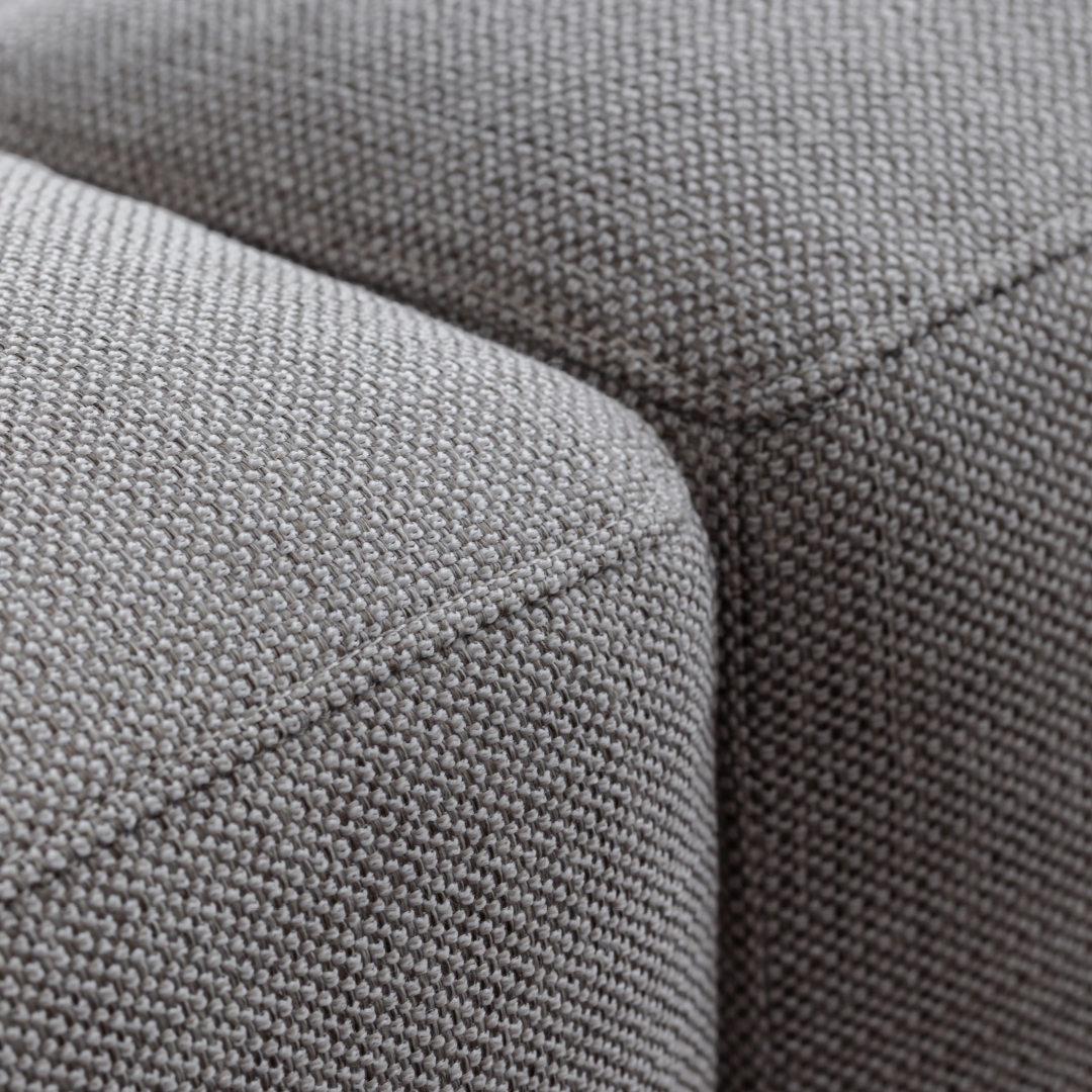 Canapé 3-4 places en tissu gris | Grado Cheese