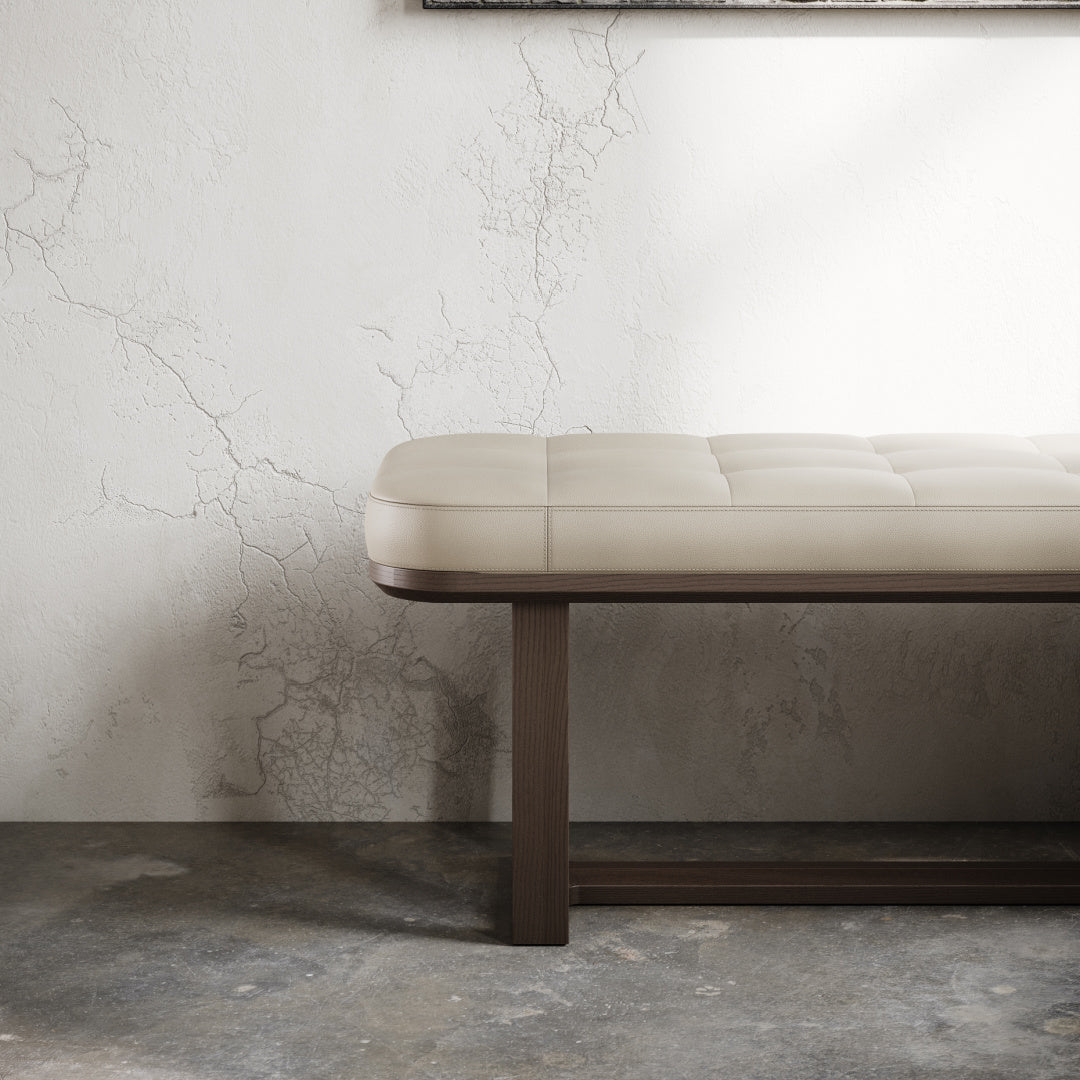 Banquette en cuir vert | Domkapa Vincent S