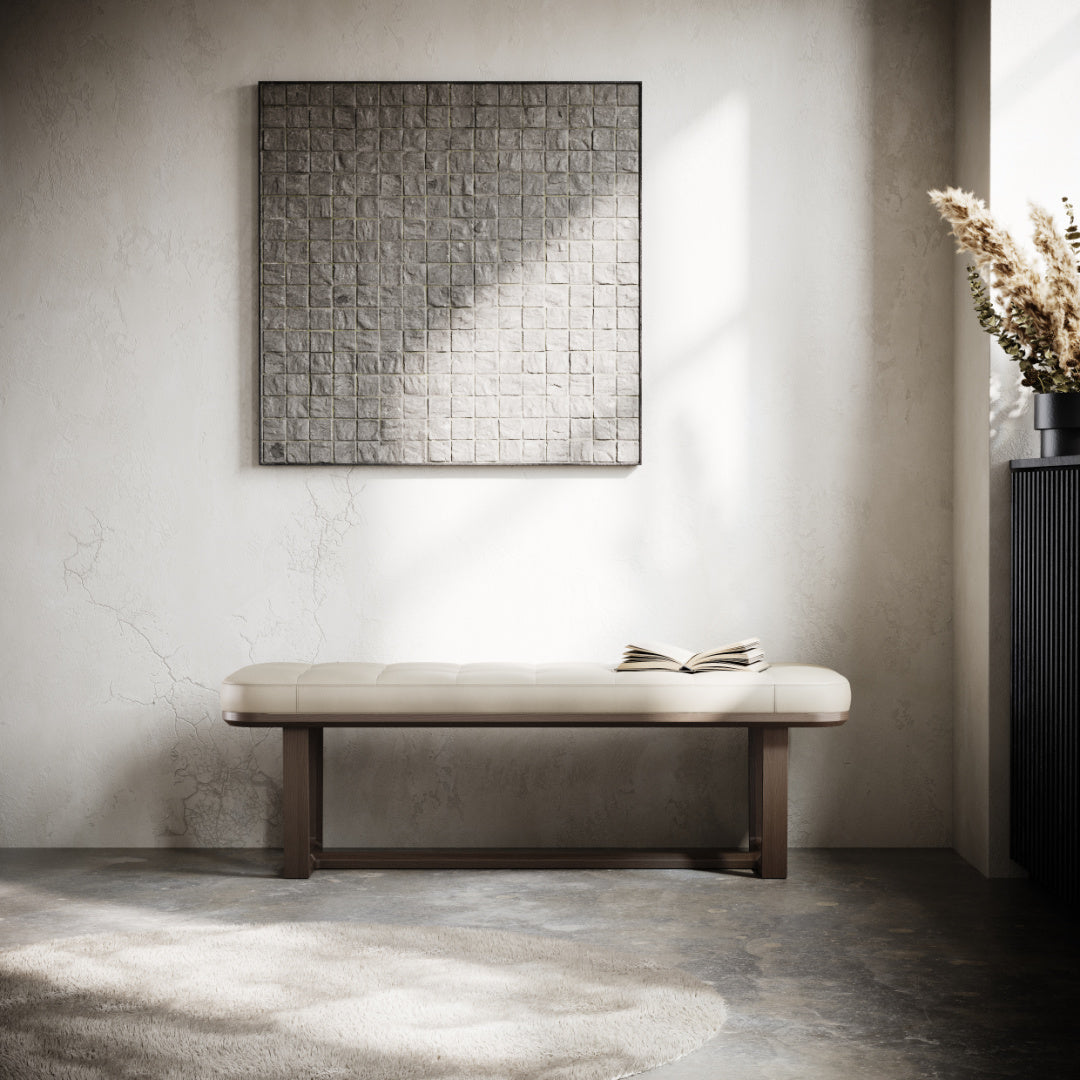 Banquette en cuir vert | Domkapa Vincent S