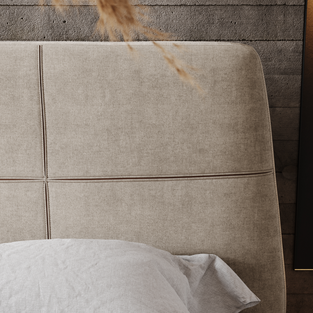 Lit en microfibre verte | Domkapa Shelby