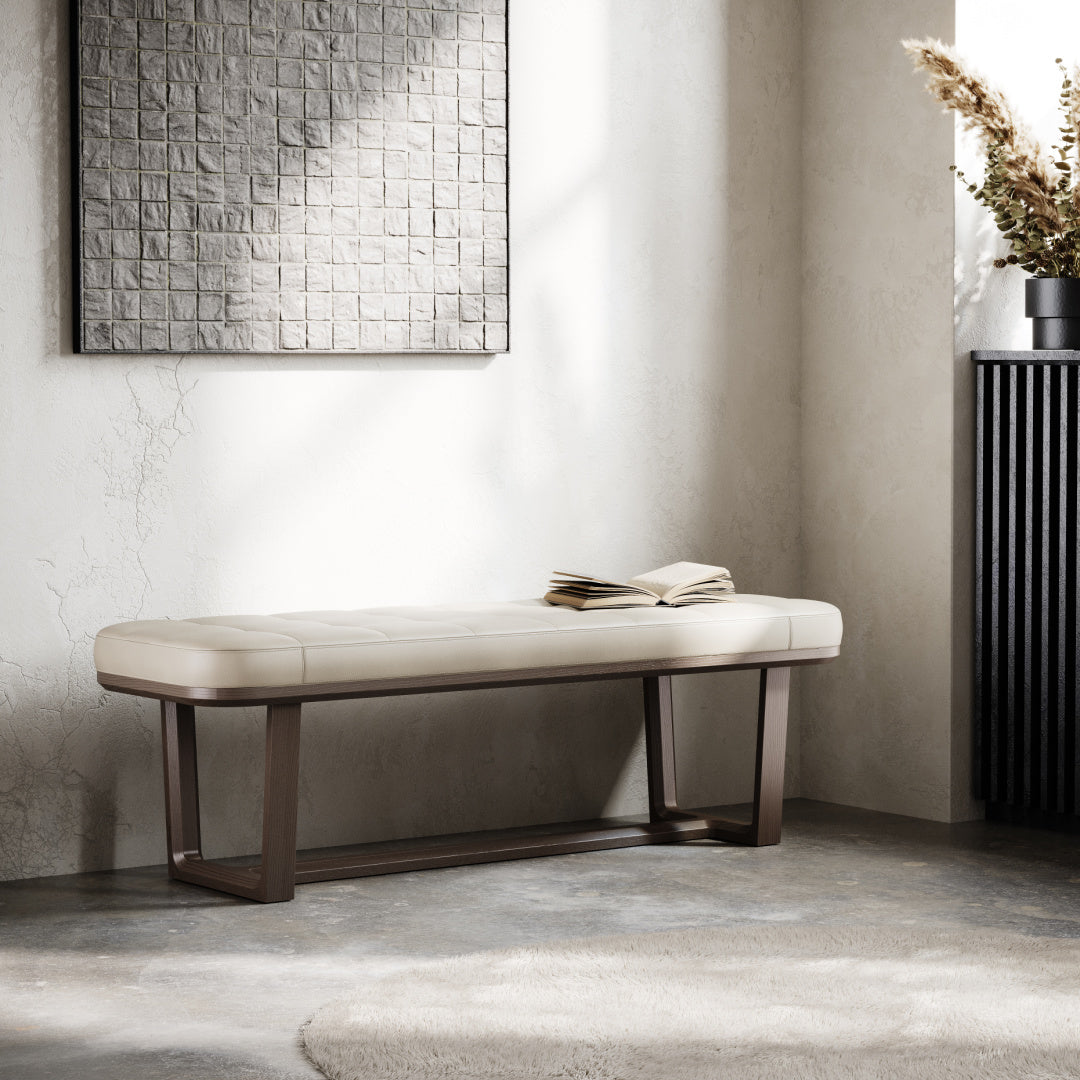 Banquette en cuir vert | Domkapa Vincent S