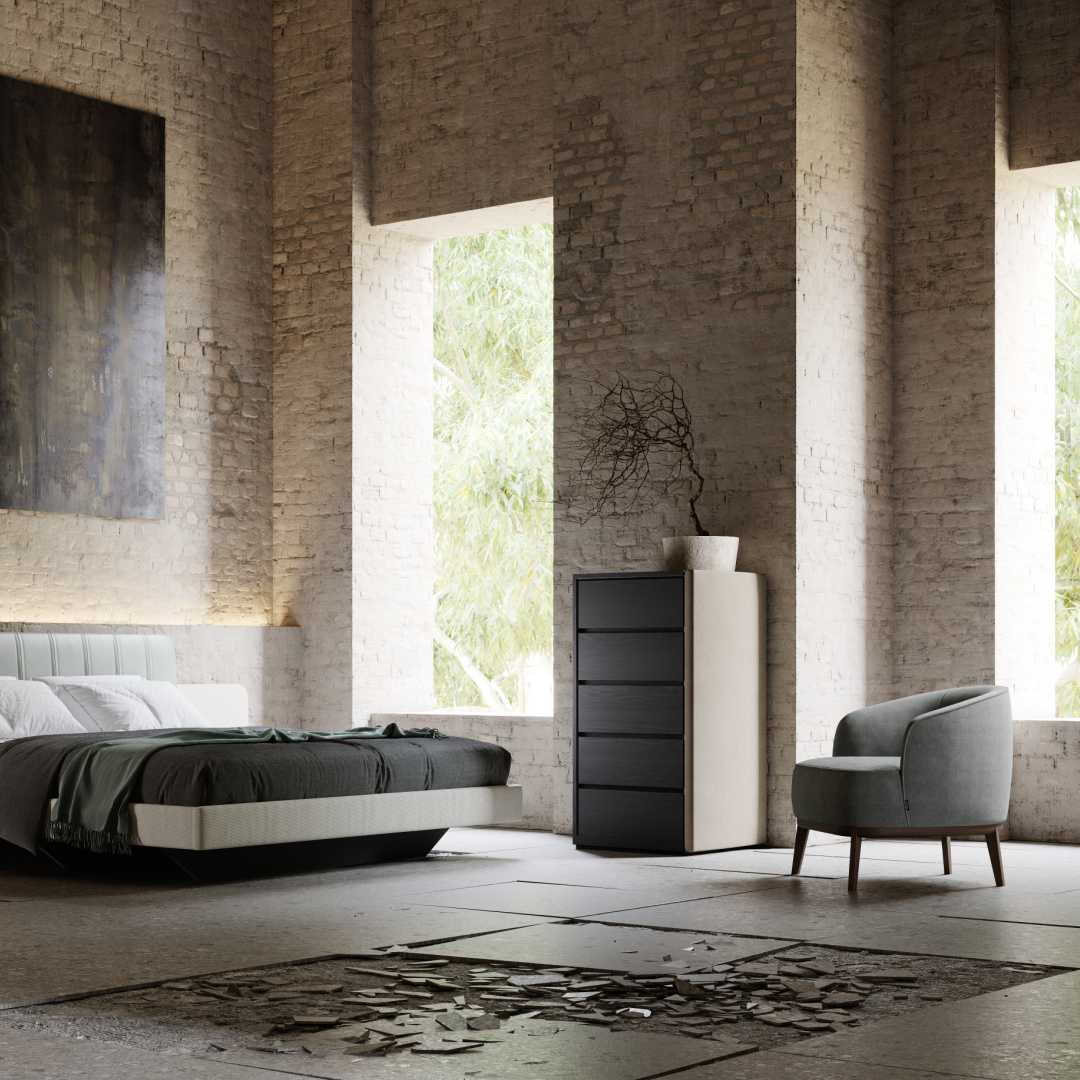 Fauteuil bouclé brique | Domkapa Megan